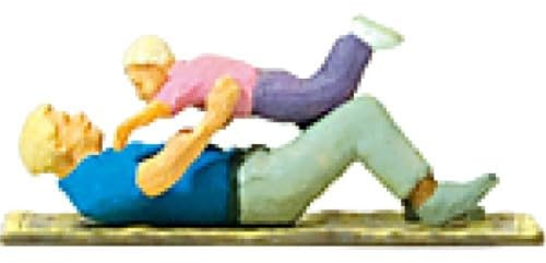 Preiser 1/87 th – pr28158 – Modelleisenbahnen – Vater und Sohn Spielen