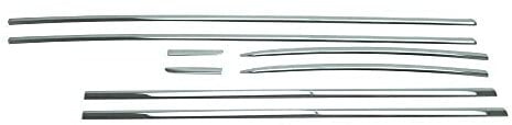 Garniture de Fenêtre pour Renault Clio Grandtour Break 2012-2019 Acier Inox 8Pcs