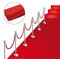 Roter Teppich VIP Deko Empfangsteppich Hochzeit Deko 450x61 cm Red Carpet
