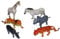 Idena 4329901 - Spielfigurenset mit 6 Zootieren, aus Kunststoff, jeweils ca. 15 cm groß, Spielspaß für die Badewanne, den Sandkasten, im Kindergarten und Kinderzimmer