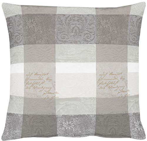 APELT 3042 49x49 88 Kissenhülle, Polyester, grau, 49 x 49 cm