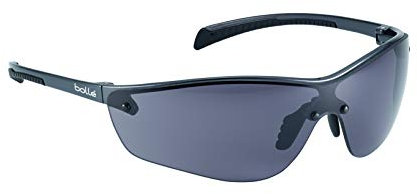Bolle Safety 40238, Silium+ Safety Glasses Platinum®, Dark Gunmetal Frame, Smoke Lenses