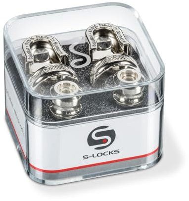 Schaller S-Locks chrome (Set), 1 Paar