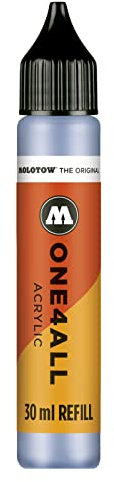 Molotow ONE4ALL Refill Acryl, Farbe 202 keramik hell pastell 30 ml, Nachfülltinte für Permanentmarker