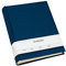 Semikolon 351022 Foto-Album Classic Large - 24,5 x 30,5 cm - 130 Seiten cremefarben, für 260 Fotos - marine dunkel-blau