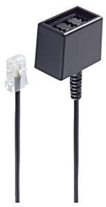 Shiverpeaks ISDN Adapter [1x RJ45-Stecker 8p4c - 1x TAE-NFN-Buchse] 0.15m Schwarz