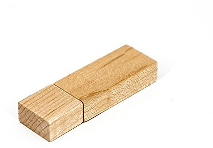 8GB gAGa USB Stick aus HOLZ - Gadget Neuheit Datenspeicher