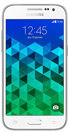 Samsung Galaxy Core Prime Smartphone débloqué 4G (Ecran: 4,5 pouces - 8 Go - Simple SIM - Android 4.4 KitKat) Blanc