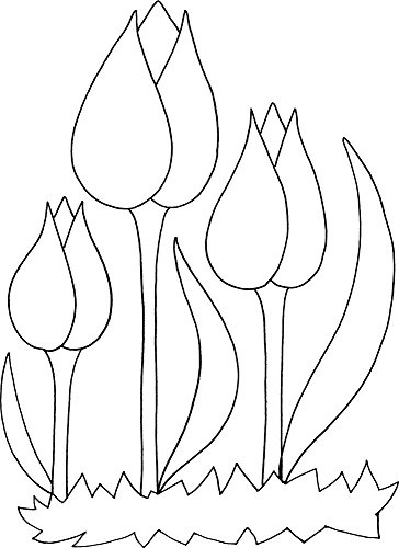 Lindsay Mason Designs LM Zendoodle Tulips Clear Stamp