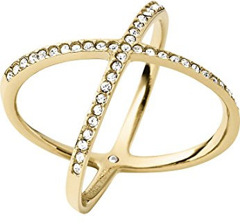 Michael Kors Damen-Ring Edelstahl Rundschliff Oxyde de Zirconium