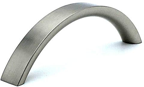 6 x Solid 96mm Brushed Chrome Effect Door Cabinet Cupboard Handle