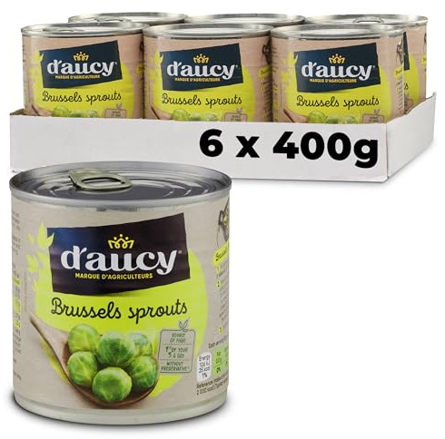 D'aucy Brussel Sprouts 400 g (Pack of 6)