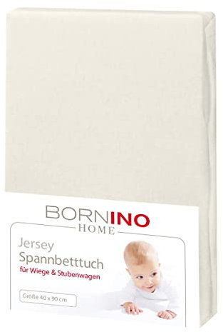 ZÖLLNER Spannbettlaken Jersey für die Wiege 40 x 90 cm