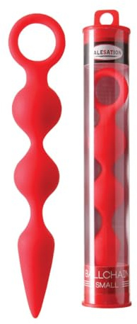 Malesation Analkette klein in rot, 1er Pack