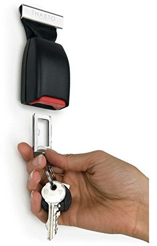 Winkee - Gurtschloss Schlüsselhalter mit Flaschenöffner - Autogurt Schlüsselbrett Schlüsselboard Gurt Keyrack