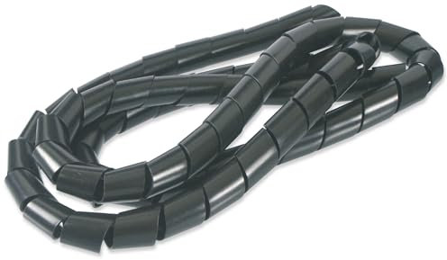 Kabel Spiralschlauch schwarz 1,5 m