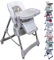 Monsieur Bébé - Chaise haute enfant pliable, réglable hauteur, dossier et tablette - Plusieurs coloris