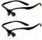 grinderPUNCH 2 Pair Safety Glasses ANSI Z87 Impact Resistant Non-Slip Wrap Around Clear Lens Bifocal Reading Glasses Diopter/+1.5