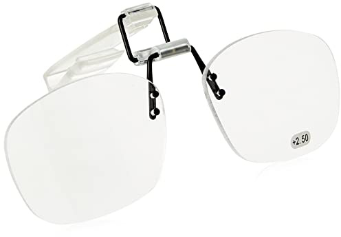 Snowbee Cap Peak Clip-On Magnifiers X 2.5 Magnifiers - Snowbee Glasses, Clear, One Size