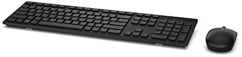 Dell KM636, Wireless, Tastatur und Maus Set, French (AZERTY), schwarz