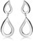 Tuscany Silver Damen Ohrhänger Sterling Silber Doppelt Ausschnitt