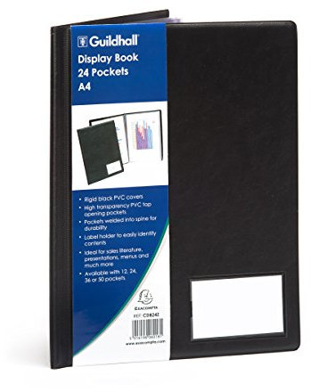 Sichtmappe Goldline A4 24 Huel sw