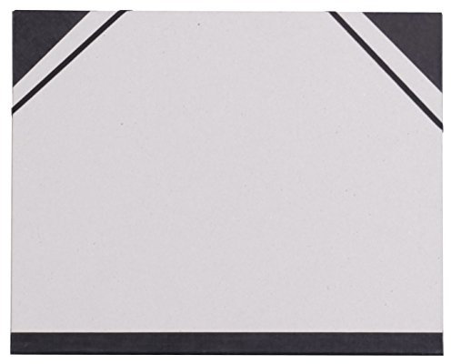 Clairefontaine 44611C Zeichenmappe (Gummizug, Rücken 30 mm, innen: 24 x 30 cm, außen: 26 x 32 cm, ideal zur Aufbewahrung Ihrer Werke) betongrau