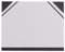 Clairefontaine 44611C Zeichenmappe (Gummizug, Rücken 30 mm, innen: 24 x 30 cm, außen: 26 x 32 cm, ideal zur Aufbewahrung Ihrer Werke) betongrau