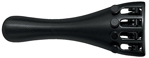 Wittner 919131P Viola tailpiece Ultra - for viola 39.5-41.5 cm - high-tech plastic - ultra-light - with nylon tailgut - 4 fine tuners - rosewood colour