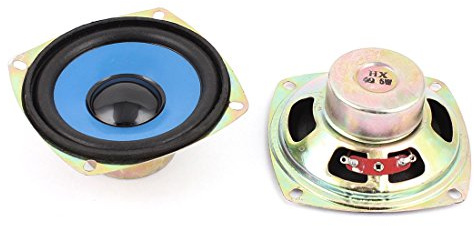 sourcing map 5W 4 Ohm 75mm Diameter Internal Magnet Speaker Loudspeaker 2Pcs