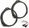 Sound way Lautsprecherringe Adapter Halterungen Lautsprecher Kabel passend für FIAT Alfa Romeo Lancia Opel Ford Iveco Peugeot Citroen