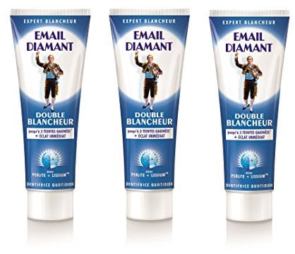 Email Diamant - Zahnpasta Double Blancheur – 75 ml – 3 Stück