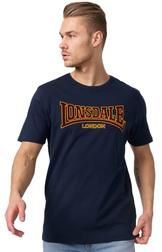 Lonsdale Herren T-Shirt CLASSIC schmale Passform, Navy, 3XL