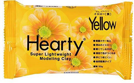 Pajiko Hearty Clay 50g Yellow Color by Pajiko