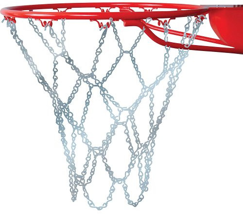 Champro Basketballnetz, Stahlkette (Silber, 53,3 cm)