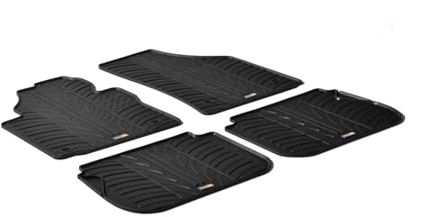 Travall Mats Gummifußmatten Kompatibel Mit Volkswagen Caddy (2003-2020) Caddy Maxi (2007-2020) TRM1023 - Allwettermatten Nach Maß Fussmatten Set