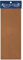 Realeather Crafts Leder Deertan Trim Stück 9 Zoll x 3 Zoll, Braun