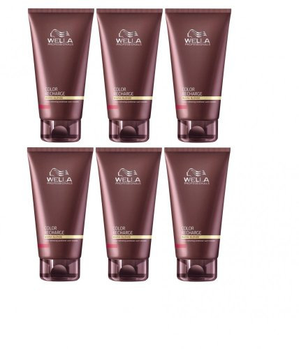 Wella Color Recharge warme Blondtöne 6 x 200 ml Farbauffrischender Conditioner Professionals Care