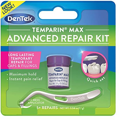 DenTek Temparin Max Advanced Kit de réparation dentaire 13+ réparations