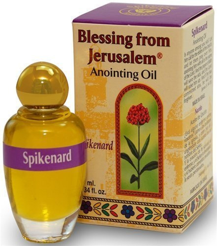Spikenard - Blessing from Jerusalem Anointing oil - 10ml ( .34 fl. oz. ) by Holylandmarket - Dead Sea anointing Oils