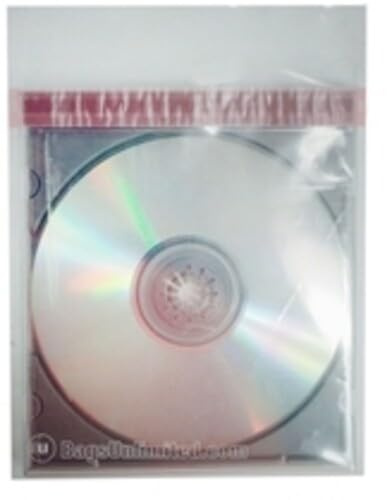 SCD625R CD Jewel Case Resealable Sleeve-100 Count