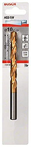 Bosch Professional Metallbohrer HSS-TiN Durchmesser: 10/Gesamtlänge in mm: 133