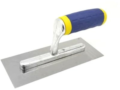 Sconosciuto Reibebrett glatt Griff Gummi 8 x 20 cm, Stahl, Mehrfarbig, Standard