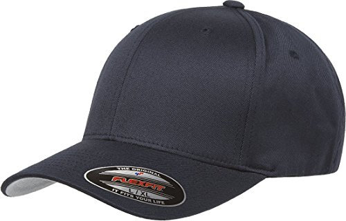Flexfit Herren Baseball Cap Blau Dunkles Marineblau Erwachsene Small/Medium (6 3/4 - 7 1/4)