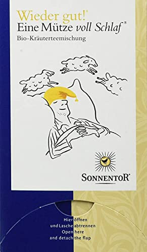 Sonnentor Tee Eine Mütze voll Schlaf - Wieder gut! Doppelkammerbeutel (1 x 27 g) - Bio