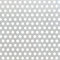 Alberts 467043 Chapa perforada, Perforación circular, Aluminio, natural, 250 x 500 x 1,5 mm