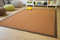 Steffensmeier Sisal Teppich Brazil mit Bordüre Farbe braun dunkel braun Premium Qualität 100% Sisal, Größe: 165x235 cm