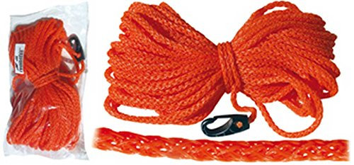 PARACHINI shop Cima galleggiante da 30 metri, salvagente anulare regolamentare per nautica, cinture galleggianti in foam arancione per moto d'acqua