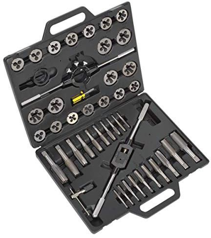 Sealey AK303IMP 45 Piece Tap and Die Set Split Dies - Imperial
