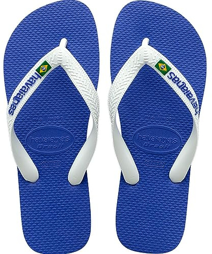 Havaianas Brasil Logo (Mini Me) Unisex Kinder Flipflop Marine Blue 25 EU